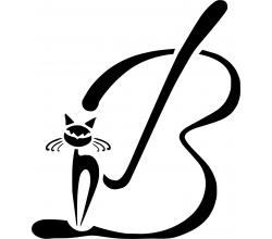 Stencil Schablone B-Katze